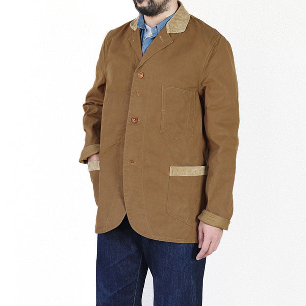 CONDUCTOR JACKET / COTTON DUCK DRY FINISH / RED BEIGE