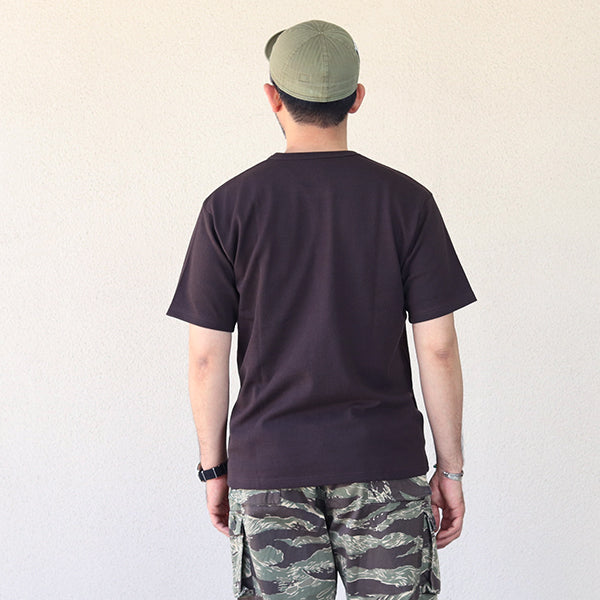 POCKET T-SHIRT SHORT SLEEVE / VINTAGE STYLE HEAVY WEIGHT JERSEY