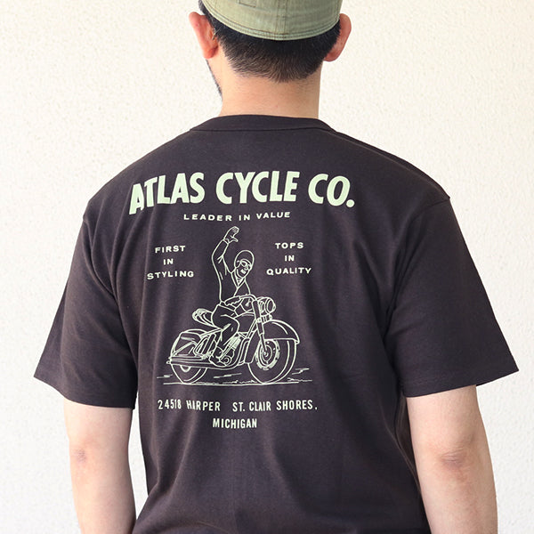 T-SHIRT ATLAS CYCLE CO. / AMERICAN MOTOR CULTURE