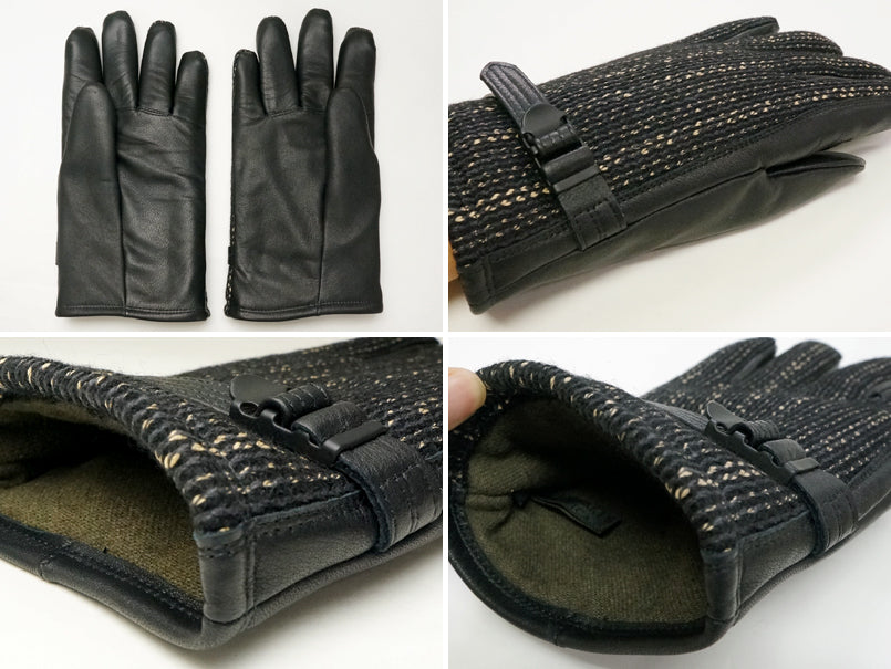 LOADER / 1930 - 1940s STYLE WORK GLOVES / WASHABLE LEATHER × BEACH CLOTH