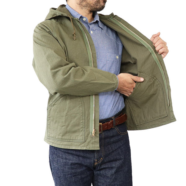 COMBAT PARKA SPECIAL FORCES / OLIVE HERRINGBONE TWILL