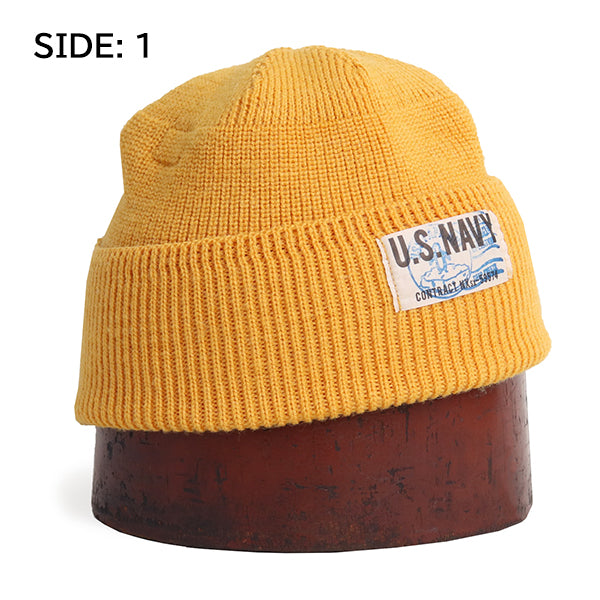 GENERAL ISSUE WATCH CAP / OPERATION DEEP FREEZE EDITION / POLAR YELLOW