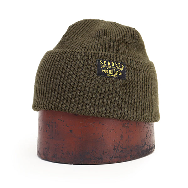 SALE / SEABEES WATCH CAP / OLIVE