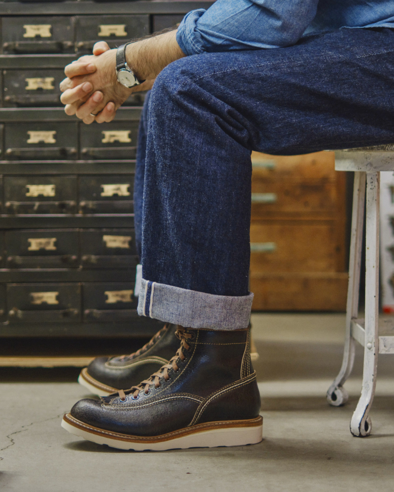 JLB Donkey Puncher Boots Horween Waxed Flesh