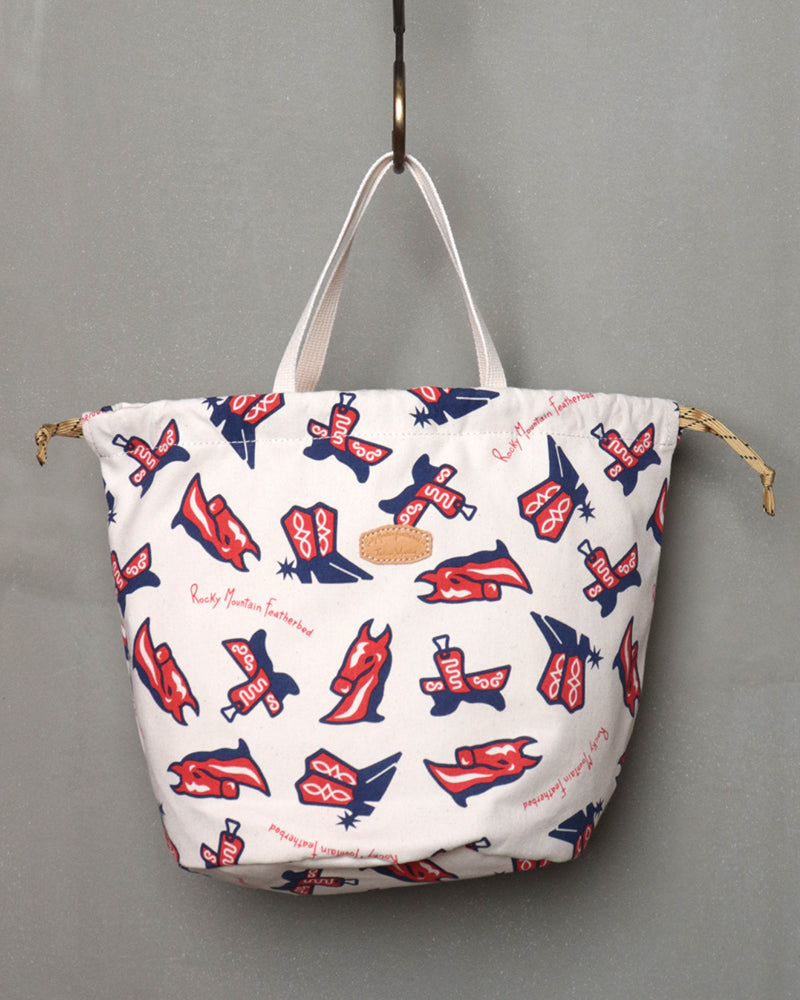DABY'S PET BAG / BOOTS PATTERN NATURAL / LARGE SIZE