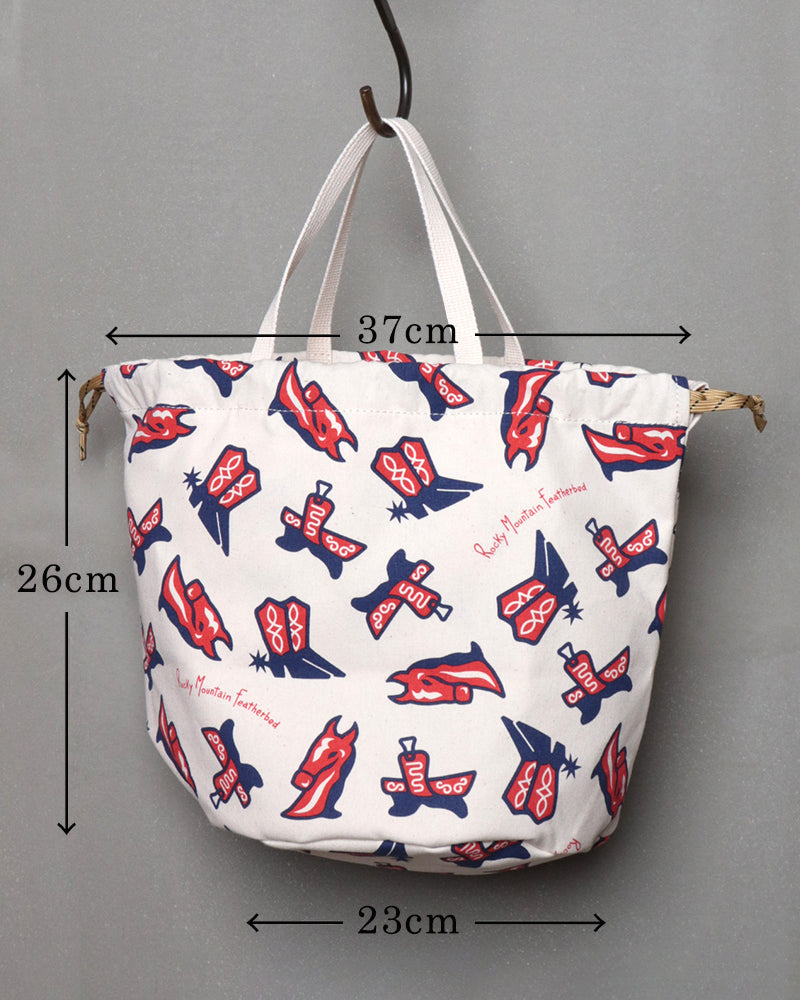 DABY'S PET BAG / BOOTS PATTERN NATURAL / LARGE SIZE