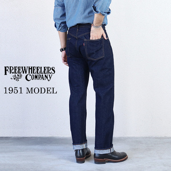 1951 MODEL 5 POCKET JEANS / Lot 601 XX Length 30″ / ONE WASH MODEL