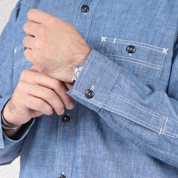 NEAL SHIRT / VINTAGE INDIGO CHAMBRAY