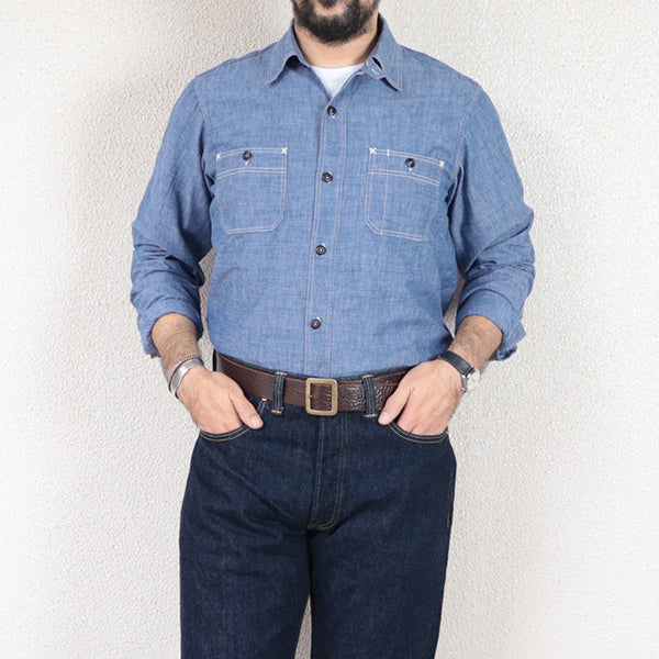 NEAL SHIRT / VINTAGE INDIGO CHAMBRAY