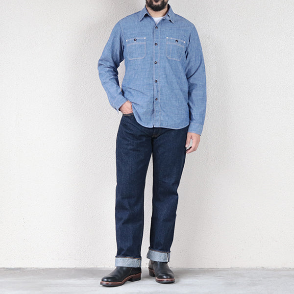 NEAL SHIRT / VINTAGE INDIGO CHAMBRAY