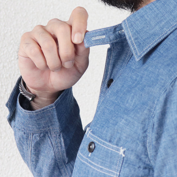 NEAL SHIRT / VINTAGE INDIGO CHAMBRAY