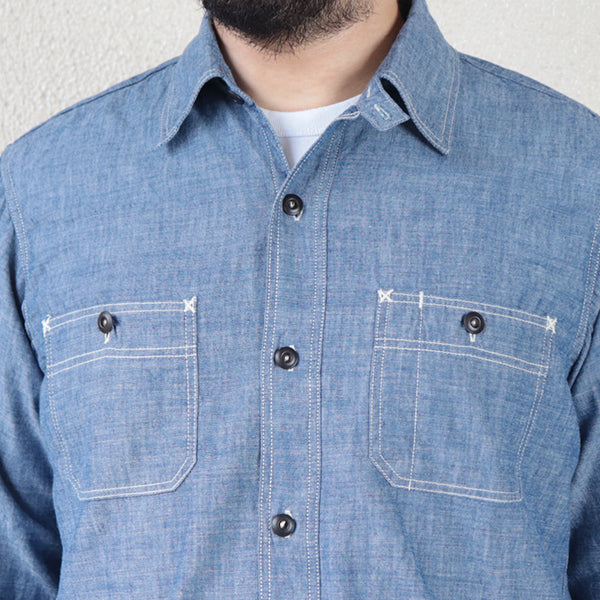 NEAL SHIRT / VINTAGE INDIGO CHAMBRAY