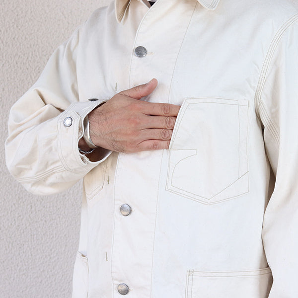 Lot 100 JACKET / THE IRONALL FACTORIES CO. / ORIGINAL HIGH DENSITY WEST POINT DRILL / RAW WHITE