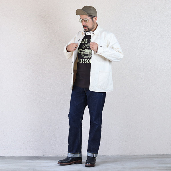 Lot 100 JACKET / THE IRONALL FACTORIES CO. / ORIGINAL HIGH DENSITY WEST POINT DRILL / RAW WHITE