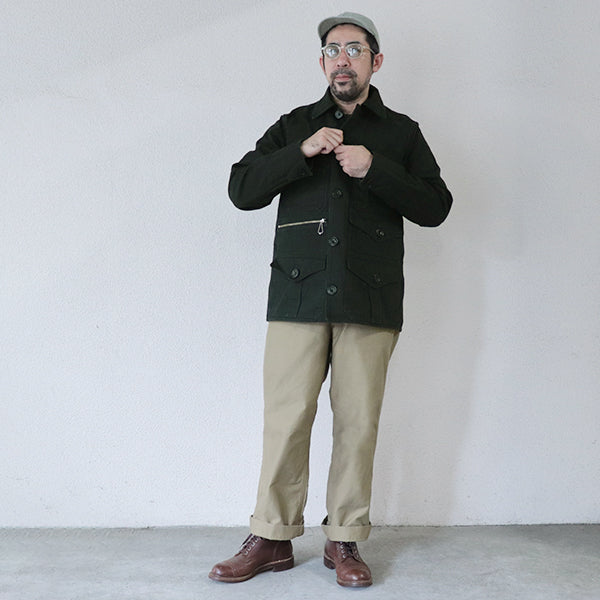 TIMBER CRUISER COAT / U.S. FOREST SERVICE / YARN-DYED BLACK