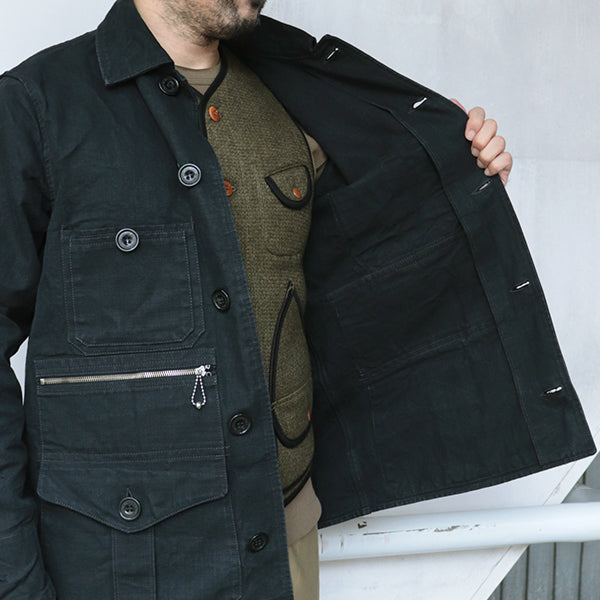 TIMBER CRUISER COAT / U.S. FOREST SERVICE / YARN-DYED BLACK