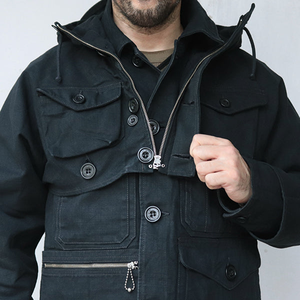 TIMBER CRUISER COAT / U.S. FOREST SERVICE / YARN-DYED BLACK