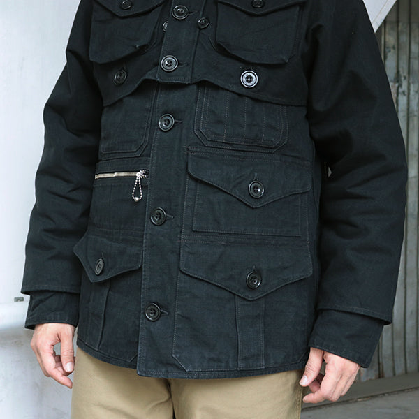 TIMBER CRUISER COAT / U.S. FOREST SERVICE / YARN-DYED BLACK