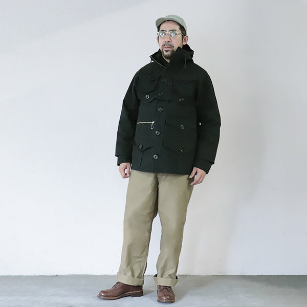 TIMBER CRUISER COAT / U.S. FOREST SERVICE / YARN-DYED BLACK