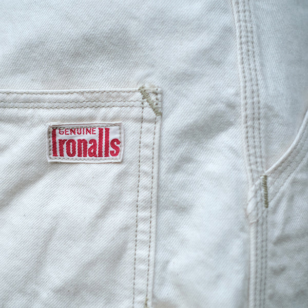 Lot 102 DENIM OVERALLS / THE IRONALL FACTORIES CO. / RAW WHITE