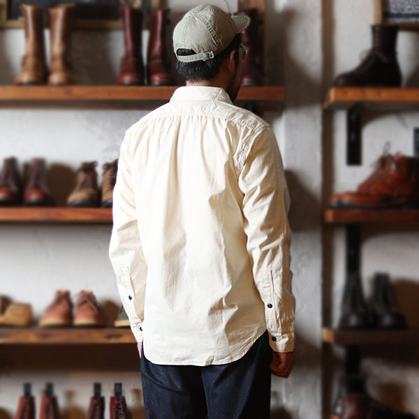 DIAMOND CRACKER SHIRT / ORIGINAL HIGH DENSITY CHAMBRAY / RAW WHITE