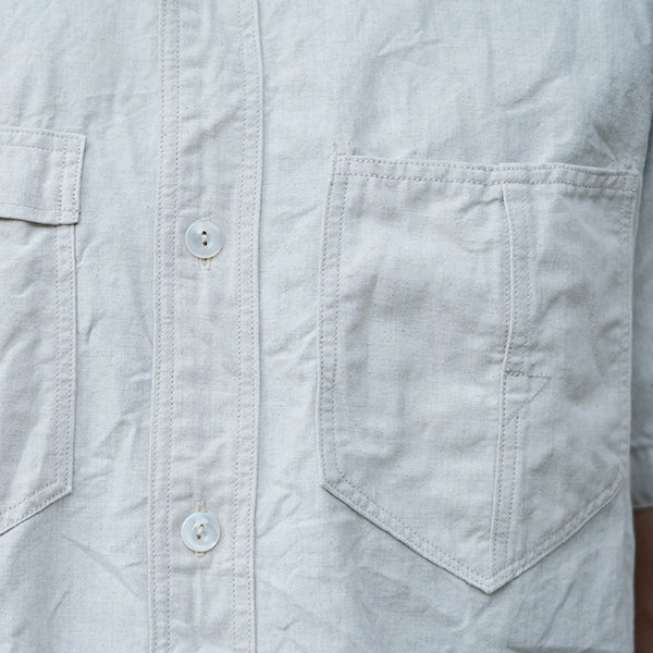 BIG BERTHA S/S SHIRT / 5.5oz COTTON × LINEN CHAMBRAY