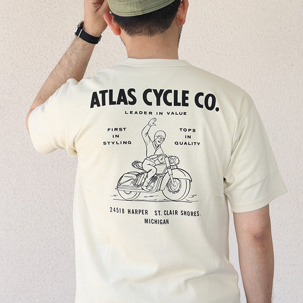 T-SHIRT ATLAS CYCLE CO. / AMERICAN MOTOR CULTURE