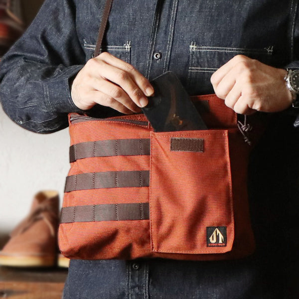 TOURIST BAG / CORDURA NYLON CLOTH / DARK ORANGE