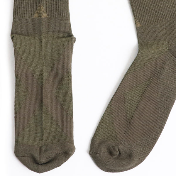 TRAIL RUNNER SOCKS / 10 INCH LENGTH / MIXED YARN OF COTTON × CORDURA