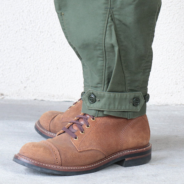 GROUND CREW TROUSERS / MILITARY MOLESKIN / OLIVE