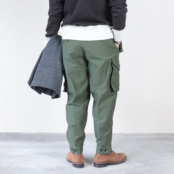 GROUND CREW TROUSERS / MILITARY MOLESKIN / OLIVE