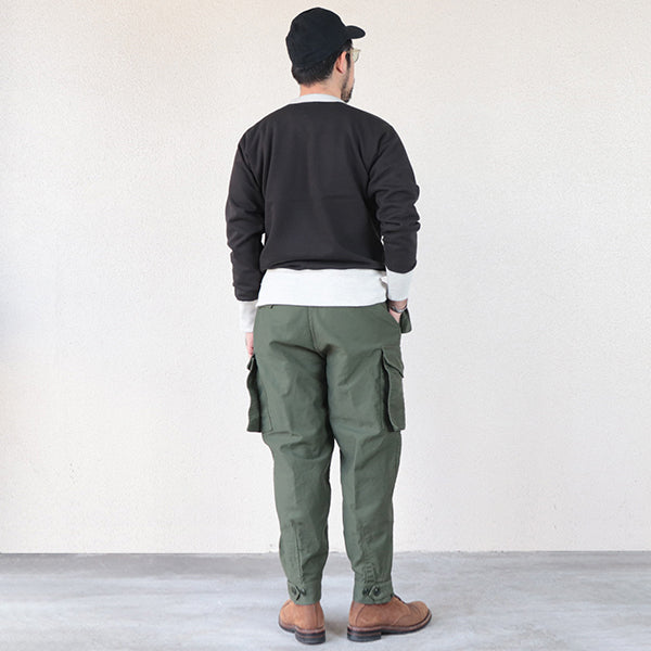 GROUND CREW TROUSERS / MILITARY MOLESKIN / OLIVE