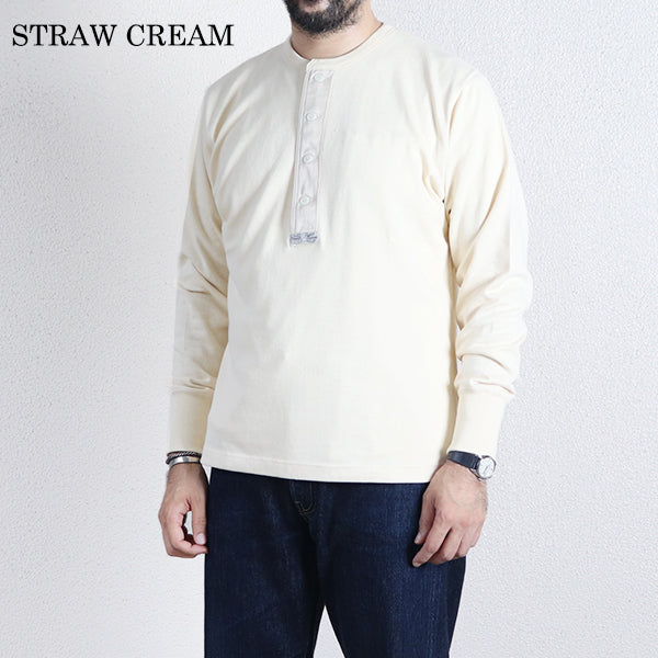 HENLEY NECKED LONG SLEEVE SHIRT