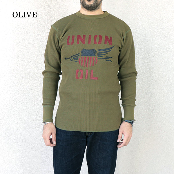 CREW NECKED THERMAL LONG SLEEVE SHIRT / UNION OIL