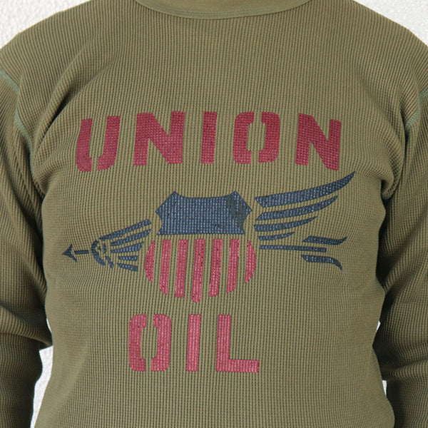 CREW NECKED THERMAL LONG SLEEVE SHIRT / UNION OIL