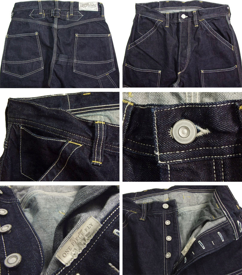 DERRICKMAN OVERALLS / 13.5oz INDIGO DENIM