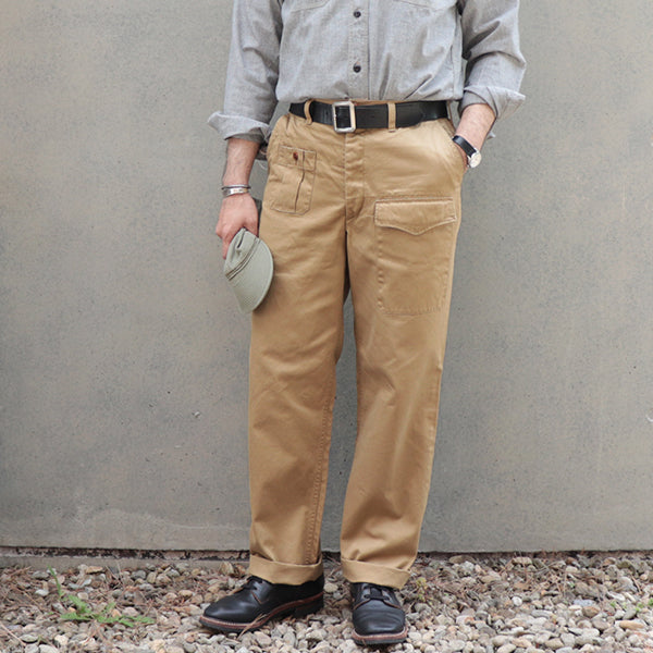 WILDLIFE OBSERVER TROUSERS / MILITARY WEST POINT / KHAKI — SPEEDWAY