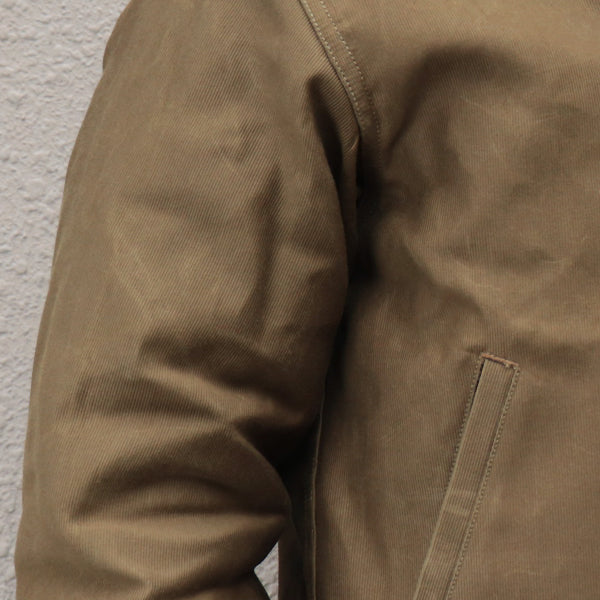 TYPE N-1 PLAIN MODEL / JUNGLE CLOTH PARAFFIN COATING / DARK KHAKI BEIGE