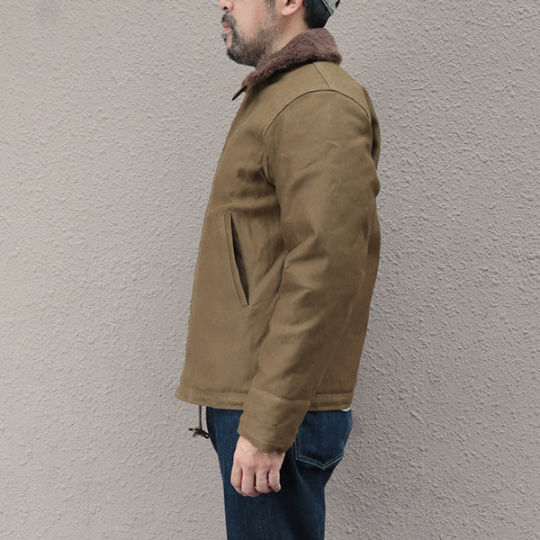TYPE N-1 PLAIN MODEL / JUNGLE CLOTH PARAFFIN COATING / DARK KHAKI BEIGE