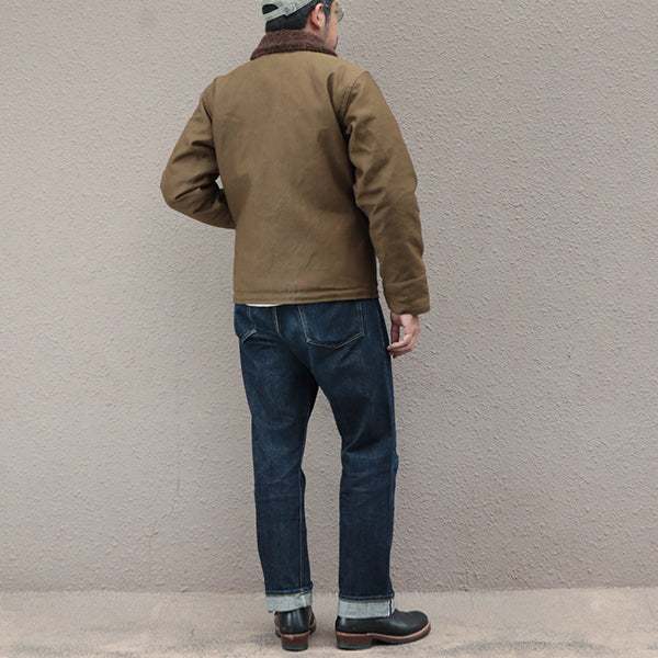 TYPE N-1 PLAIN MODEL / JUNGLE CLOTH PARAFFIN COATING / DARK KHAKI BEIGE