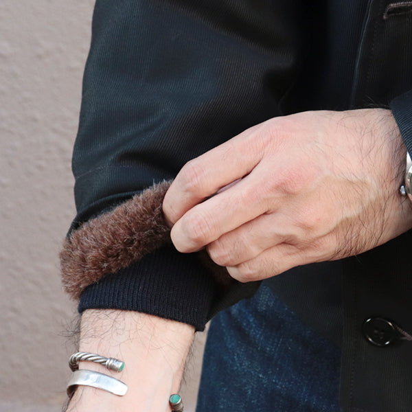 TYPE N-1 PLAIN MODEL / JUNGLE CLOTH PARAFFIN COATING / DARK