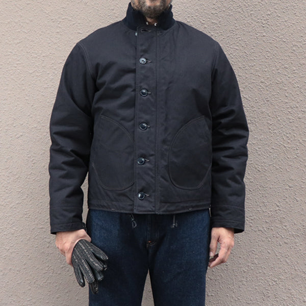 CIVILIAN DECK JACKET / COTTON DUCK DRY FINISH / DARK NAVY