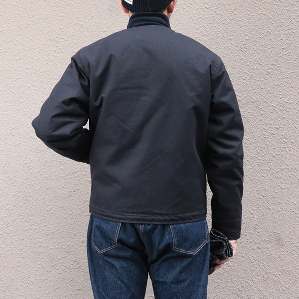 CIVILIAN DECK JACKET / COTTON DUCK DRY FINISH / DARK NAVY