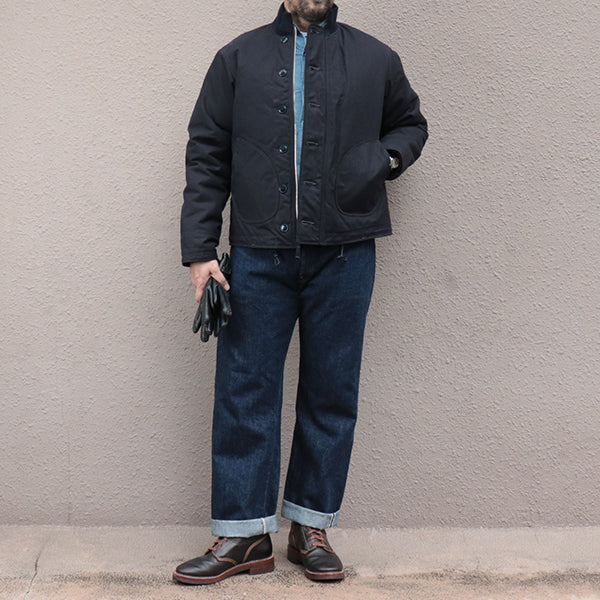 CIVILIAN DECK JACKET / COTTON DUCK DRY FINISH / DARK NAVY