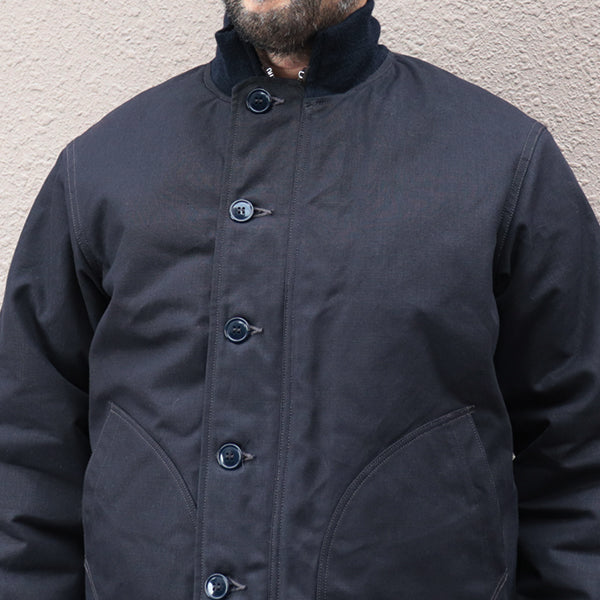 CIVILIAN DECK JACKET / COTTON DUCK DRY FINISH / DARK NAVY
