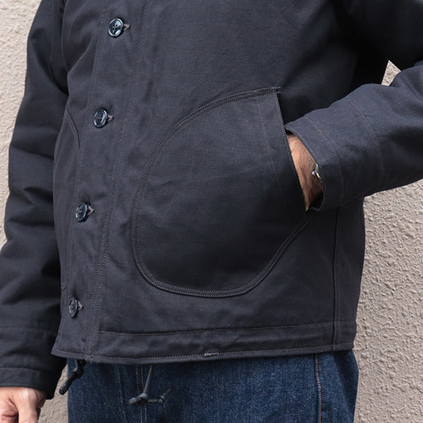 CIVILIAN DECK JACKET / COTTON DUCK DRY FINISH / DARK NAVY