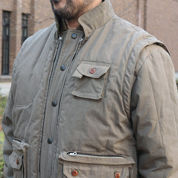 SKYKOMISH / 3-IN-1 INSULATION JACKET / NEPPED WEATHER CLOTH / OLIVE DRAB