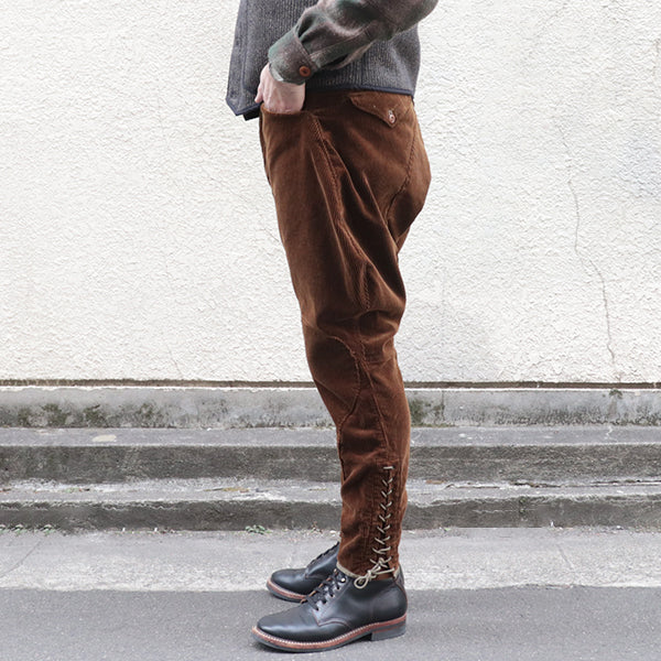 MILWAUKEE RIDING BREECHES / ORIGINAL HEAVY CORDUROY / DARK MOCHA BROWN