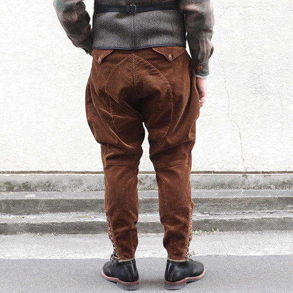 MILWAUKEE RIDING BREECHES / ORIGINAL HEAVY CORDUROY / DARK MOCHA BROWN