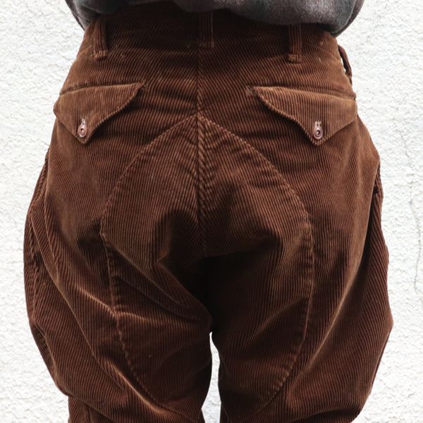 MILWAUKEE RIDING BREECHES / ORIGINAL HEAVY CORDUROY / DARK MOCHA BROWN